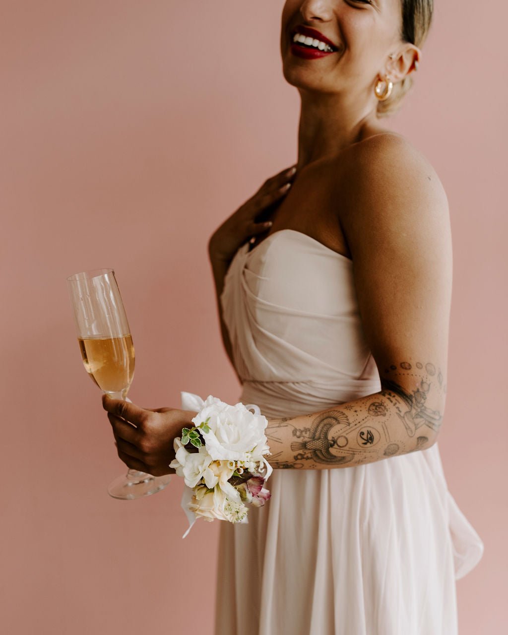 Wrist Corsage - Wedding Flowers - STUDIO FOLIAGE