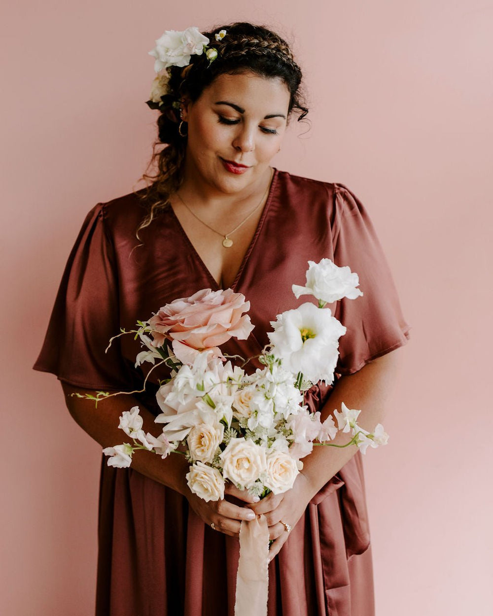 Bridesmaid Bouquet - Petite - Wedding Flowers - STUDIO FOLIAGE